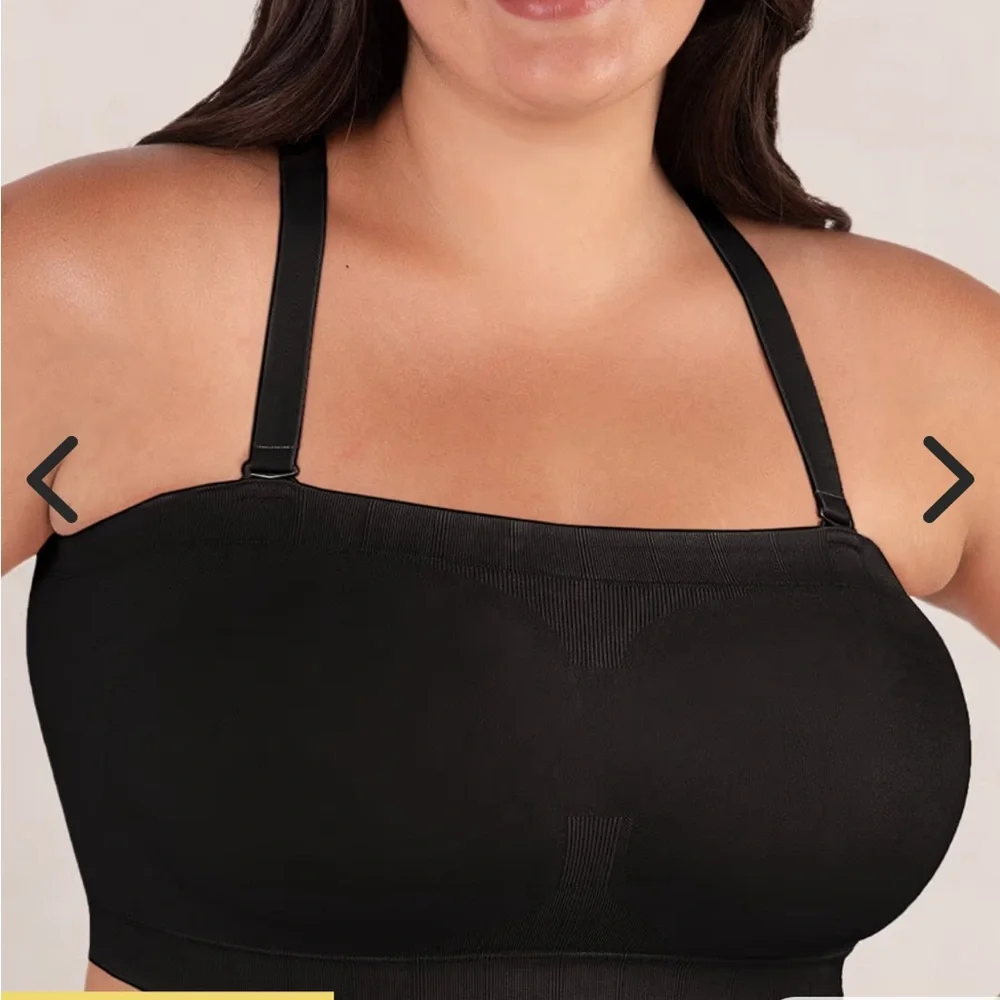 NWT Shapermint Essentials Black Bandeau - Picture 5 of 5